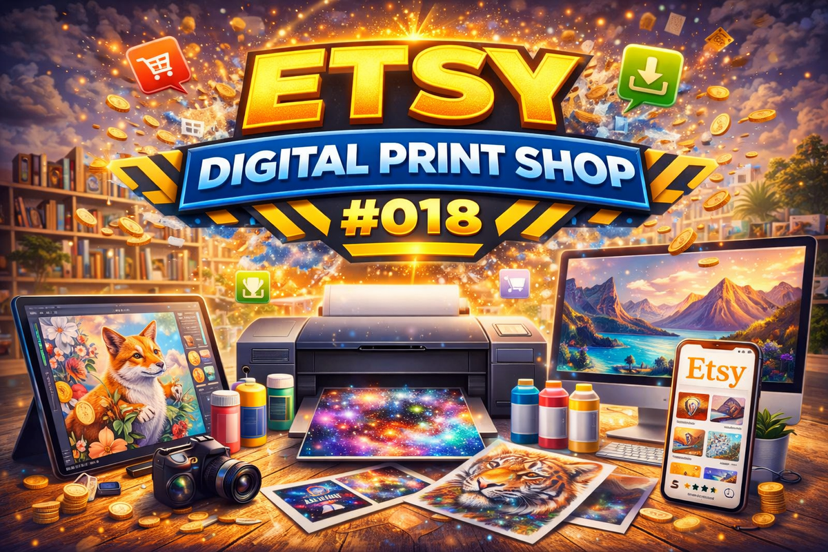 #018 Etsy Digital Print Shop