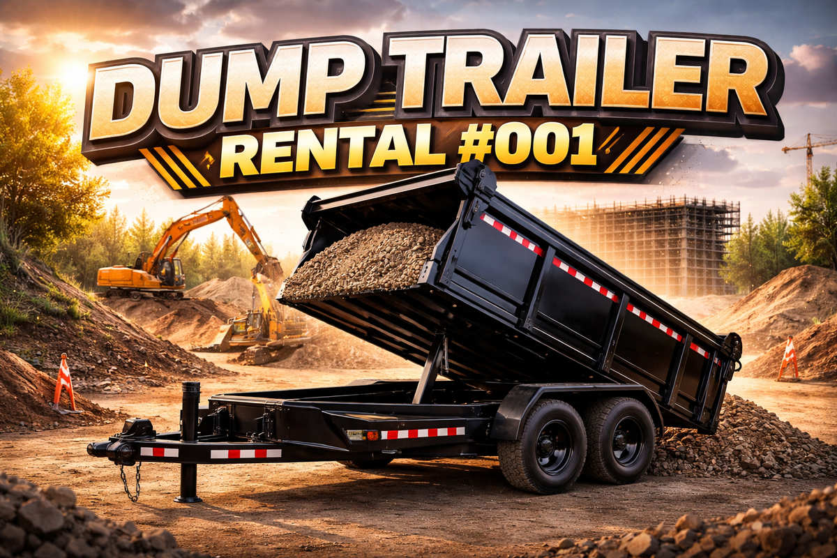 #001 Dump Trailer Rental