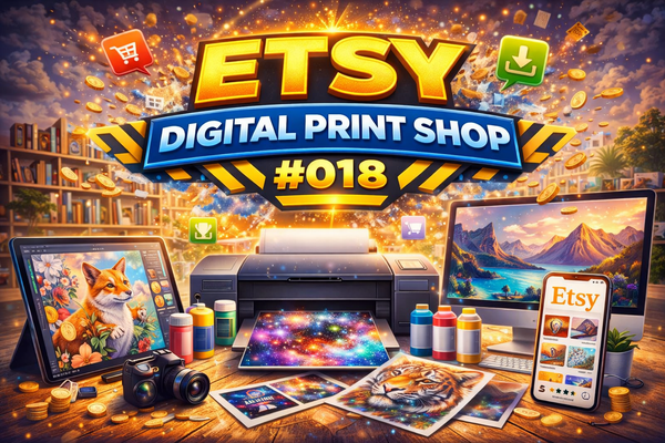 #018 Etsy Digital Print Shop